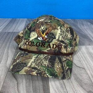 Cameo Colorado Eagle Camo Baseball Hat Men's One Size Snapback Outdoor Hunting
